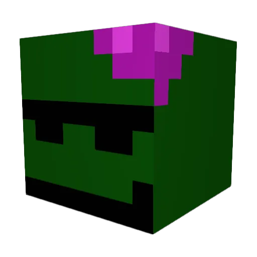 JereWill Minecraft avatar head, 3D render