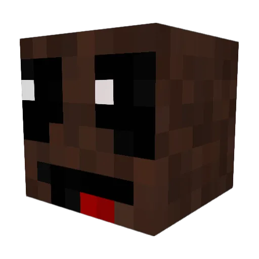 Jerelal Minecraft avatar head, 3D render
