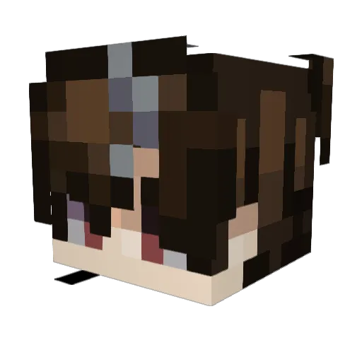 JeremiGT Minecraft avatar head, 3D render