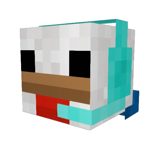 Jeremia Minecraft avatar head, 3D render