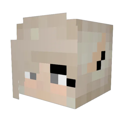 JeremiahDlv Minecraft avatar head, 3D render