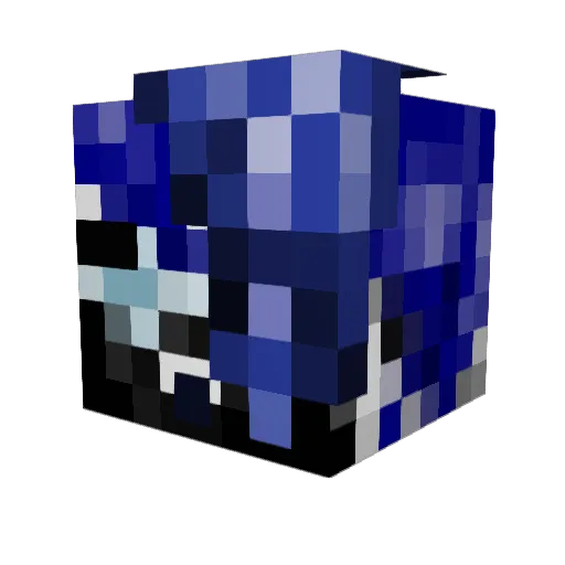 JeremiahSaint Minecraft avatar head, 3D render