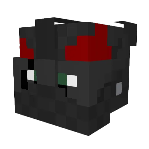 Jeremion Minecraft avatar head, 3D render