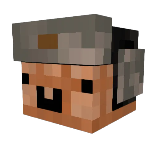 Jeremislopez Minecraft avatar head, 3D render