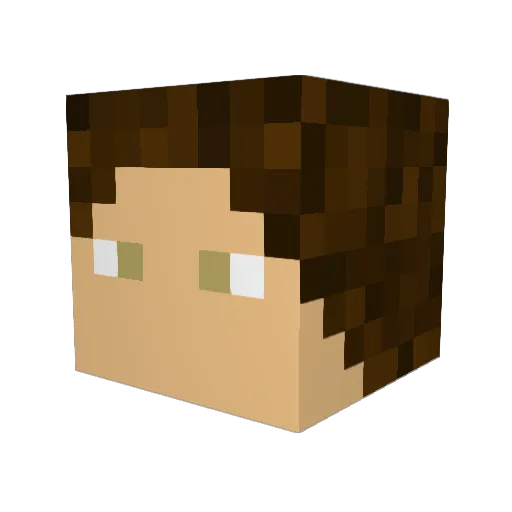 Jeremiuuhh Minecraft avatar head, 3D render