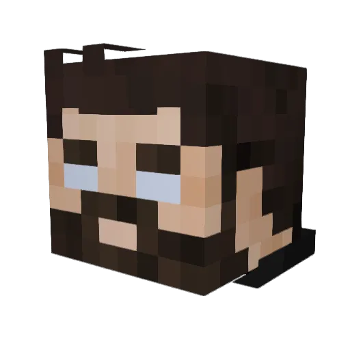 Jeremmyck Minecraft avatar head, 3D render
