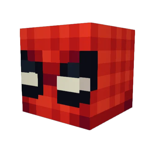 Jeremouz Minecraft avatar head, 3D render