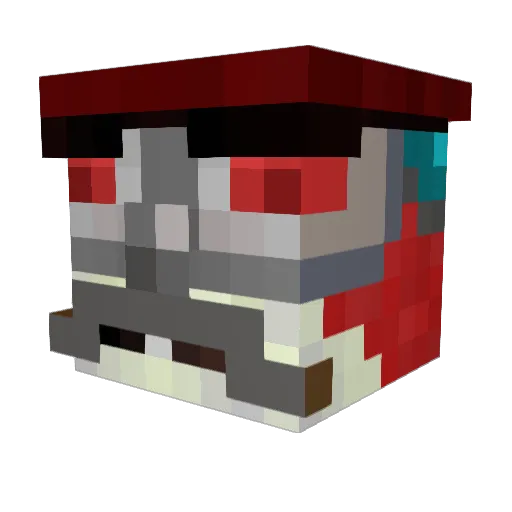 JeremyCoco Minecraft avatar head, 3D render