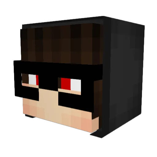 JeremyGraff Minecraft avatar head, 3D render