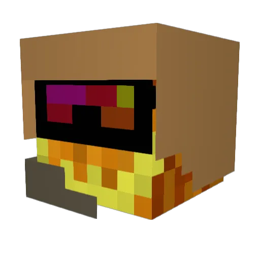 JeremyJens Minecraft avatar head, 3D render