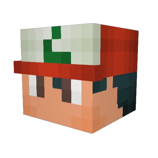 JeremyZZZZ Minecraft avatar head, 3D render