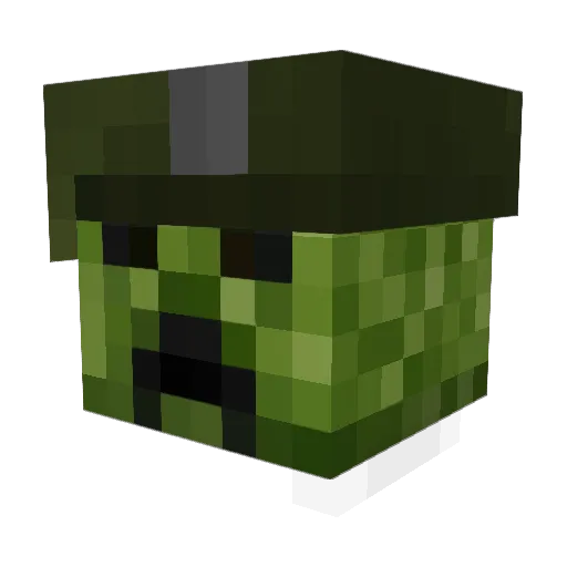 Jeremy_5 Minecraft avatar head, 3D render