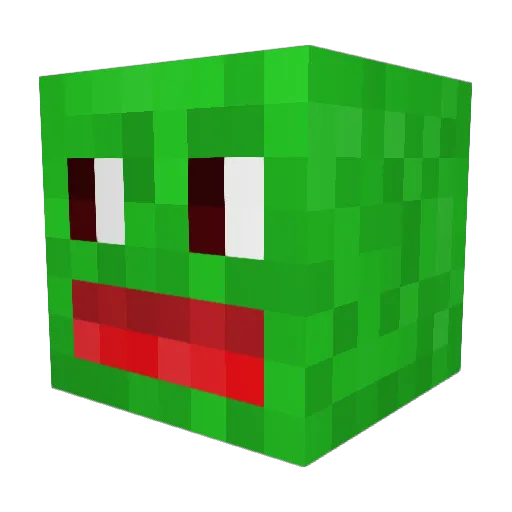 Jeretys Minecraft avatar head, 3D render