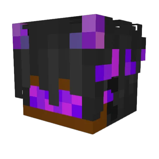Jerf17 Minecraft avatar head, 3D render