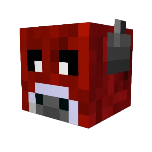 JerichoHD Minecraft avatar head, 3D render
