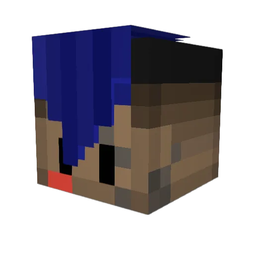 JerichoXO Minecraft avatar head, 3D render