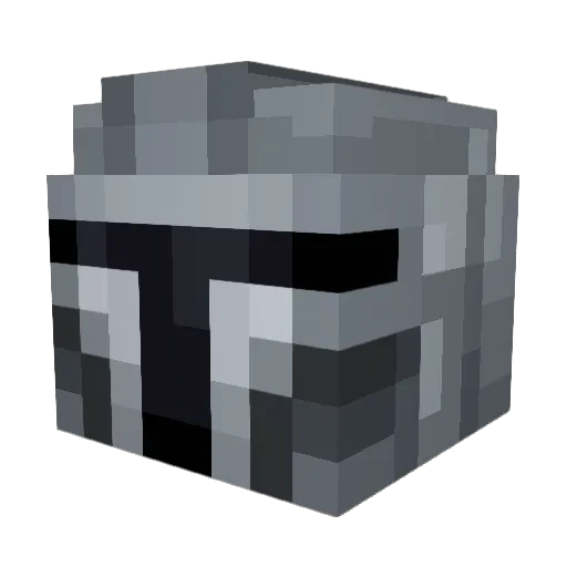 Jerico_Moonbrok Minecraft avatar head, 3D render