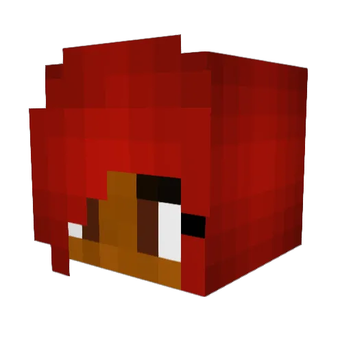 Jeriel7 Minecraft avatar head, 3D render