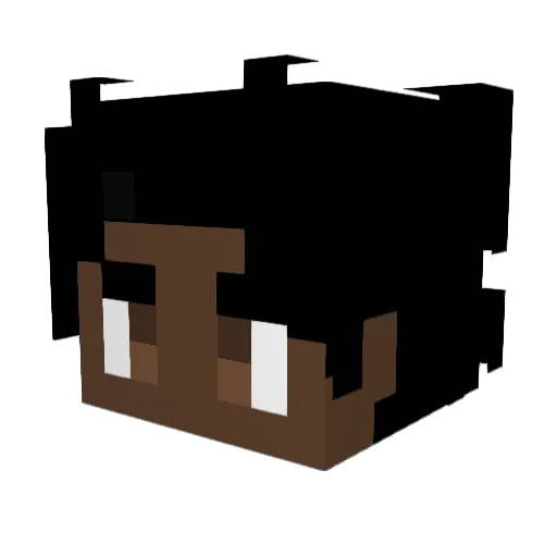 JeritoGOOD Minecraft avatar head, 3D render
