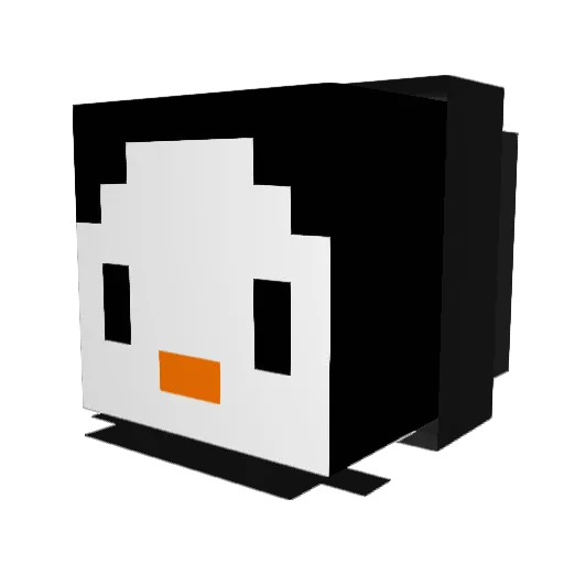Jerlak Minecraft avatar head, 3D render