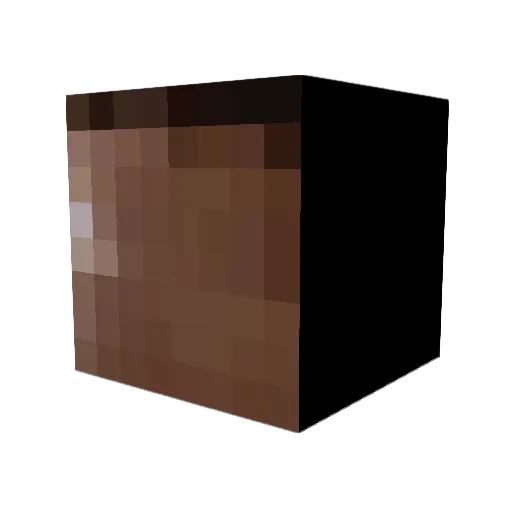 Jernnyy Minecraft avatar head, 3D render