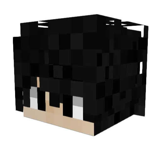 Jerobrine_0000 Minecraft avatar head, 3D render