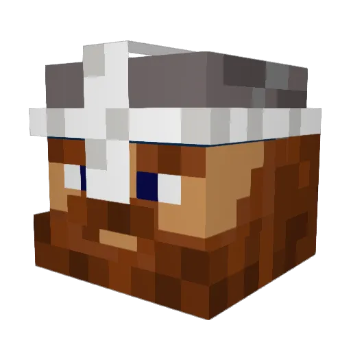 Jeroman1996 Minecraft avatar head, 3D render