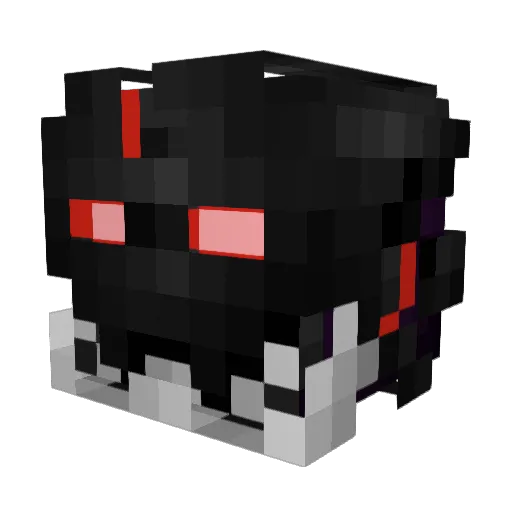 JerrMan Minecraft avatar head, 3D render