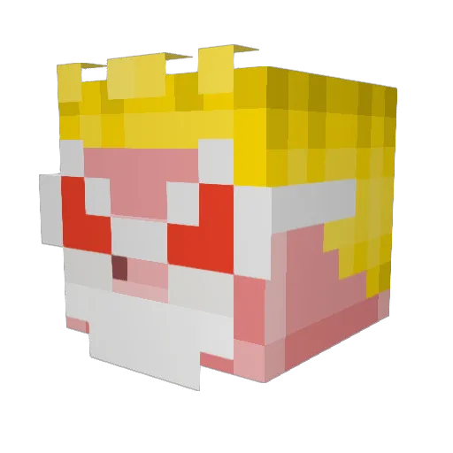 Jerr_G Minecraft avatar head, 3D render