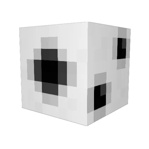 JerriSsj Minecraft avatar head, 3D render