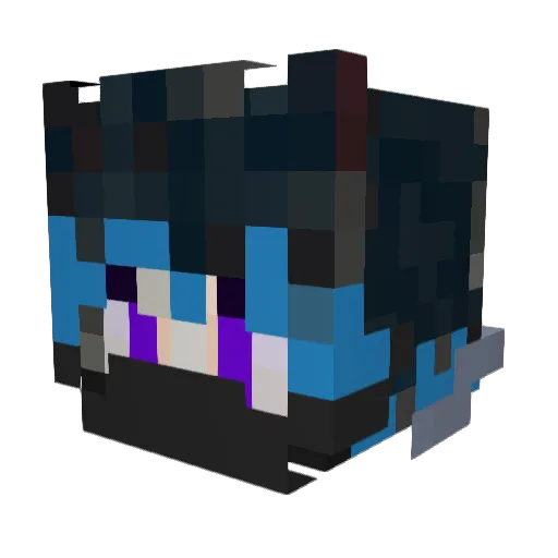 Jerry0804 Minecraft avatar head, 3D render