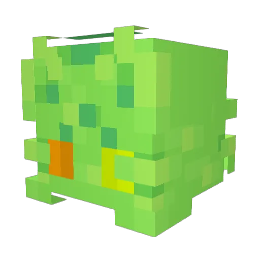 Jerry10py Minecraft avatar head, 3D render