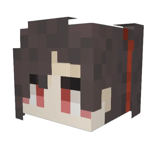 Jerry941222 Minecraft avatar head, 3D render