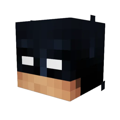 JerryJellyson Minecraft avatar head, 3D render