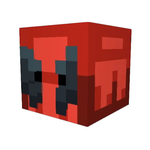 JerryMix Minecraft avatar head, 3D render