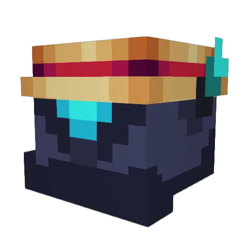 JerryNumber1 Minecraft avatar head, 3D render