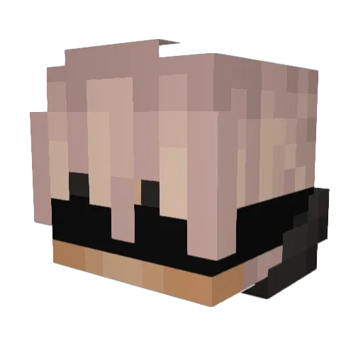 JerryST Minecraft avatar head, 3D render
