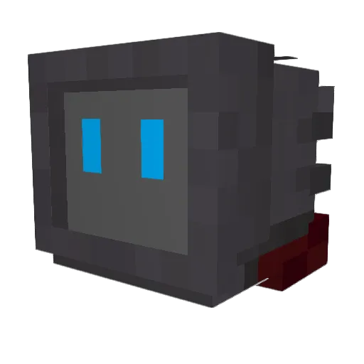 Jerry_64_ Minecraft avatar head, 3D render