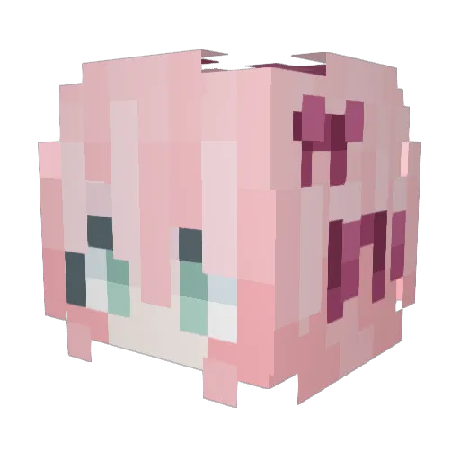 Jerry_c9 Minecraft avatar head, 3D render