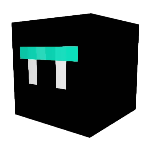 JerseyDog Minecraft avatar head, 3D render