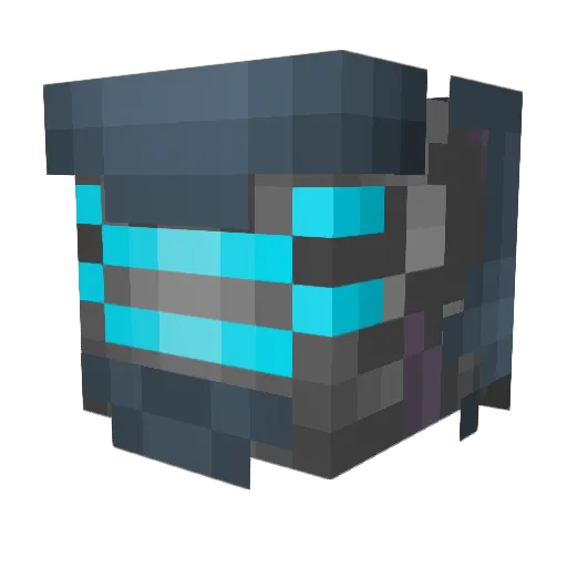 JershC Minecraft avatar head, 3D render