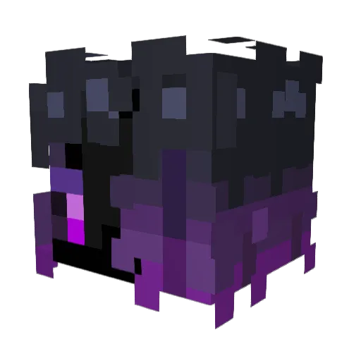 Jerully Minecraft avatar head, 3D render