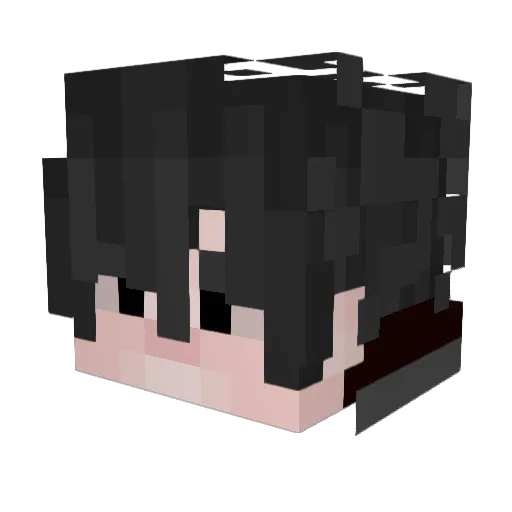 Jervigg Minecraft avatar head, 3D render