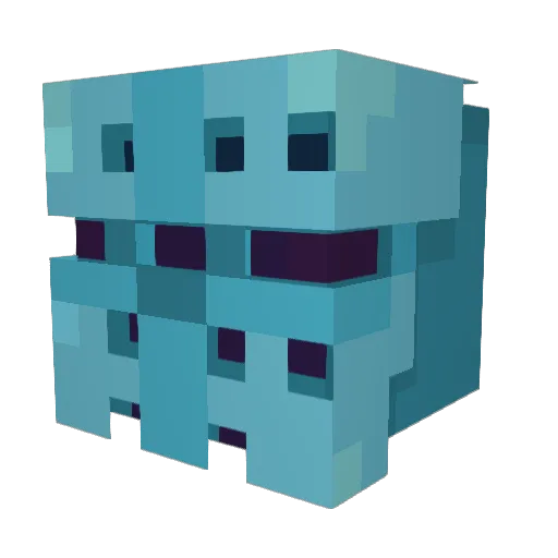 Jeryux Minecraft avatar head, 3D render