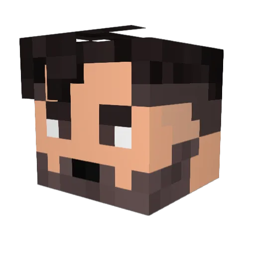 JesPayne Minecraft avatar head, 3D render