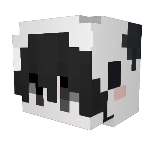 Jescorj Minecraft avatar head, 3D render