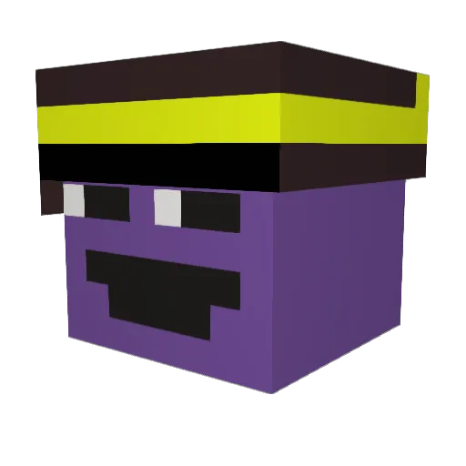 JeshkaXYO Minecraft avatar head, 3D render