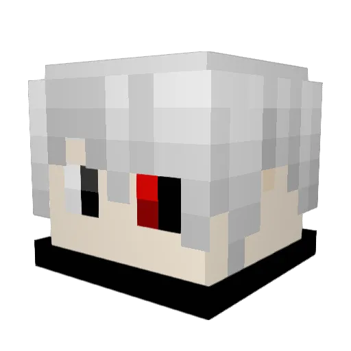 JesiJ Minecraft avatar head, 3D render