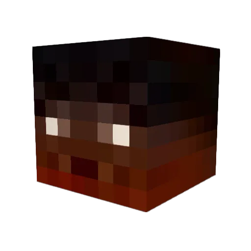 Jesion512 Minecraft avatar head, 3D render