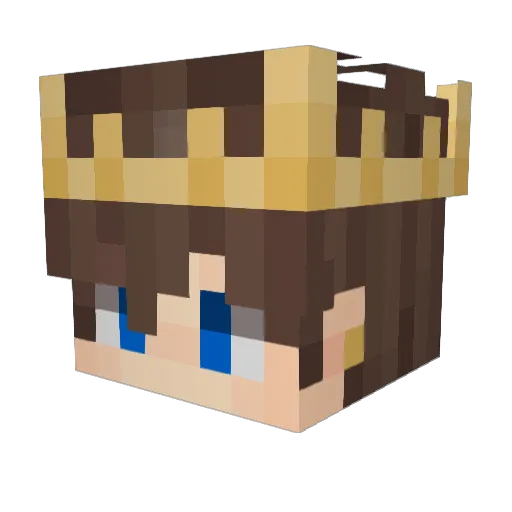 Jesix606 Minecraft avatar head, 3D render